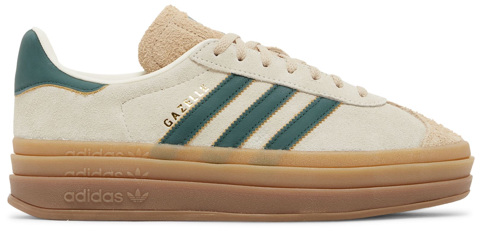 adidas Gazelle Bold Cream Collegiate Green (W)