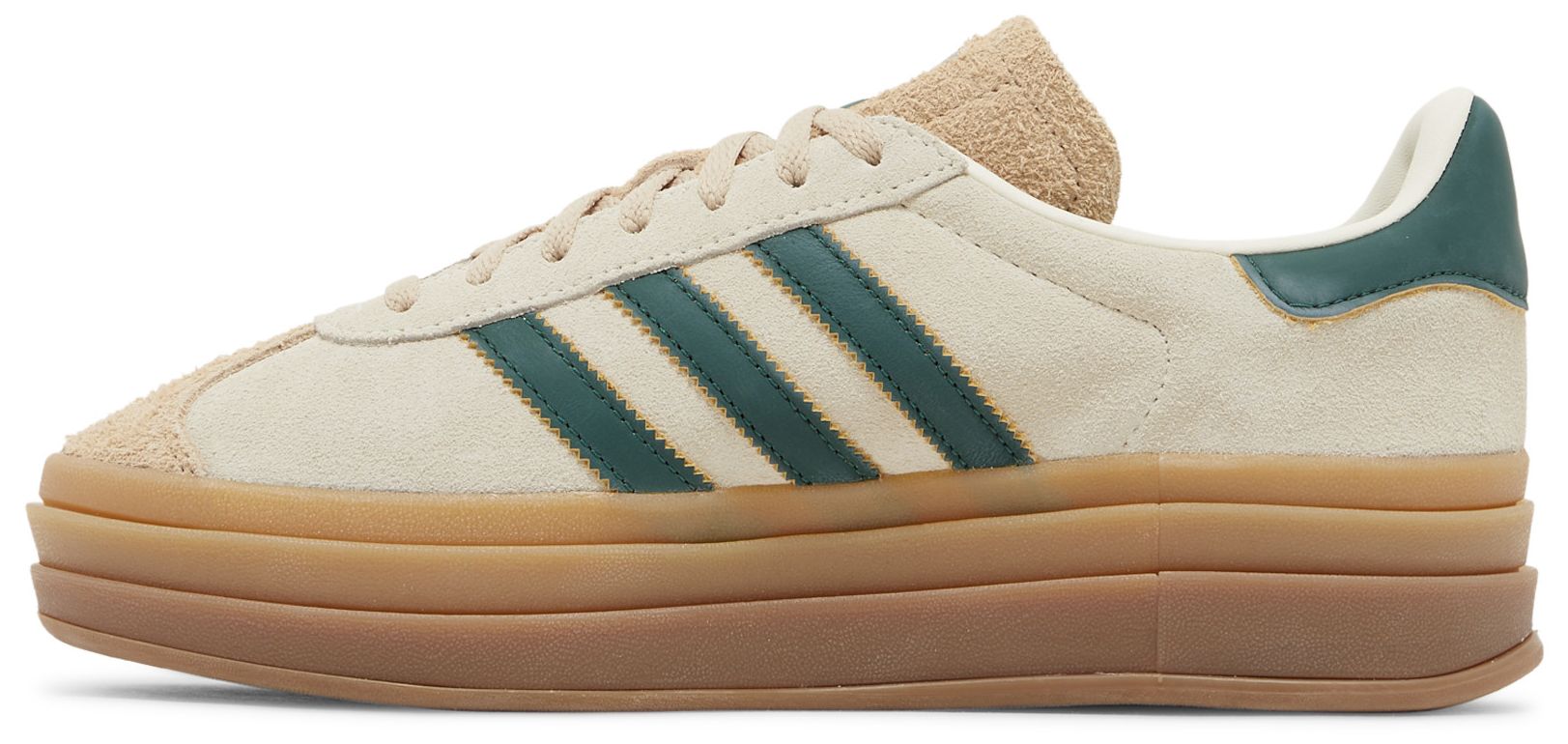 adidas Gazelle Bold Cream Collegiate Green (W)