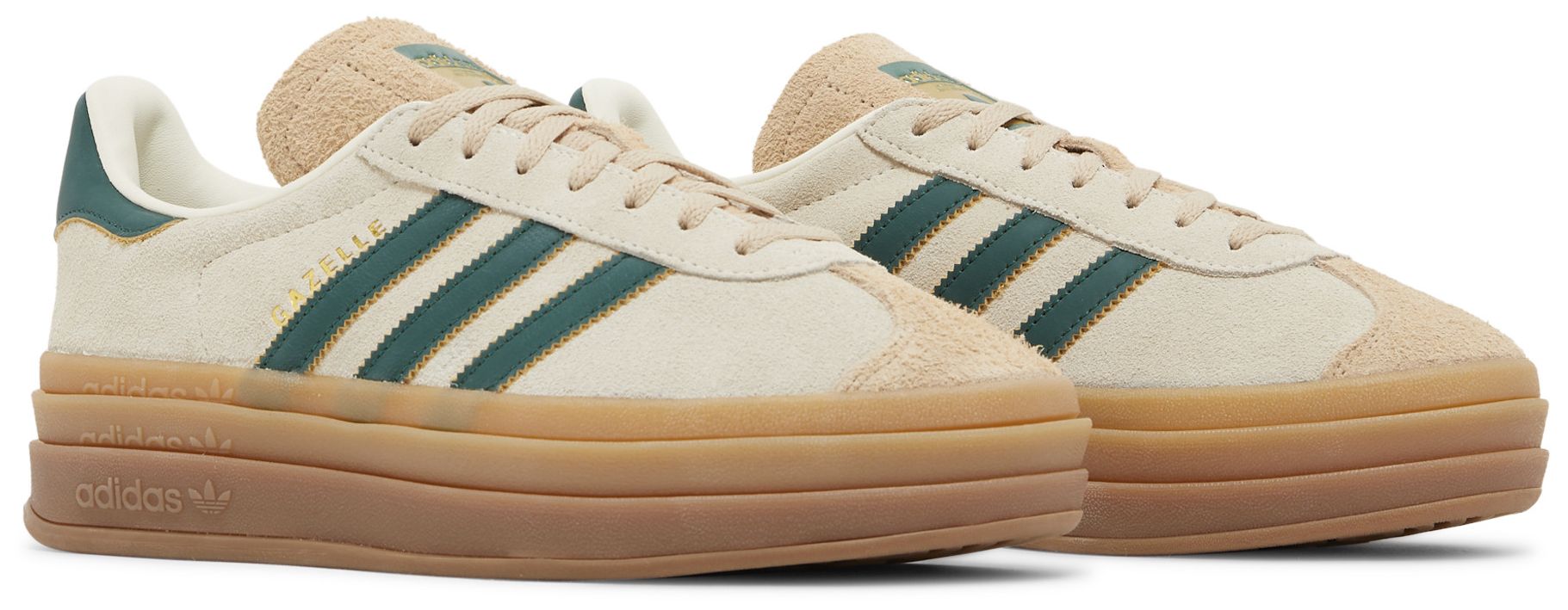 adidas Gazelle Bold Cream Collegiate Green (W)