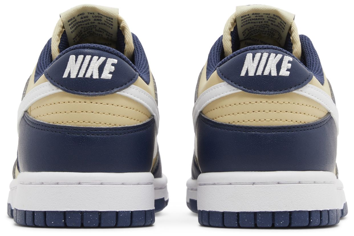 Nike Womens Dunk Low Next Nature Navy Gold