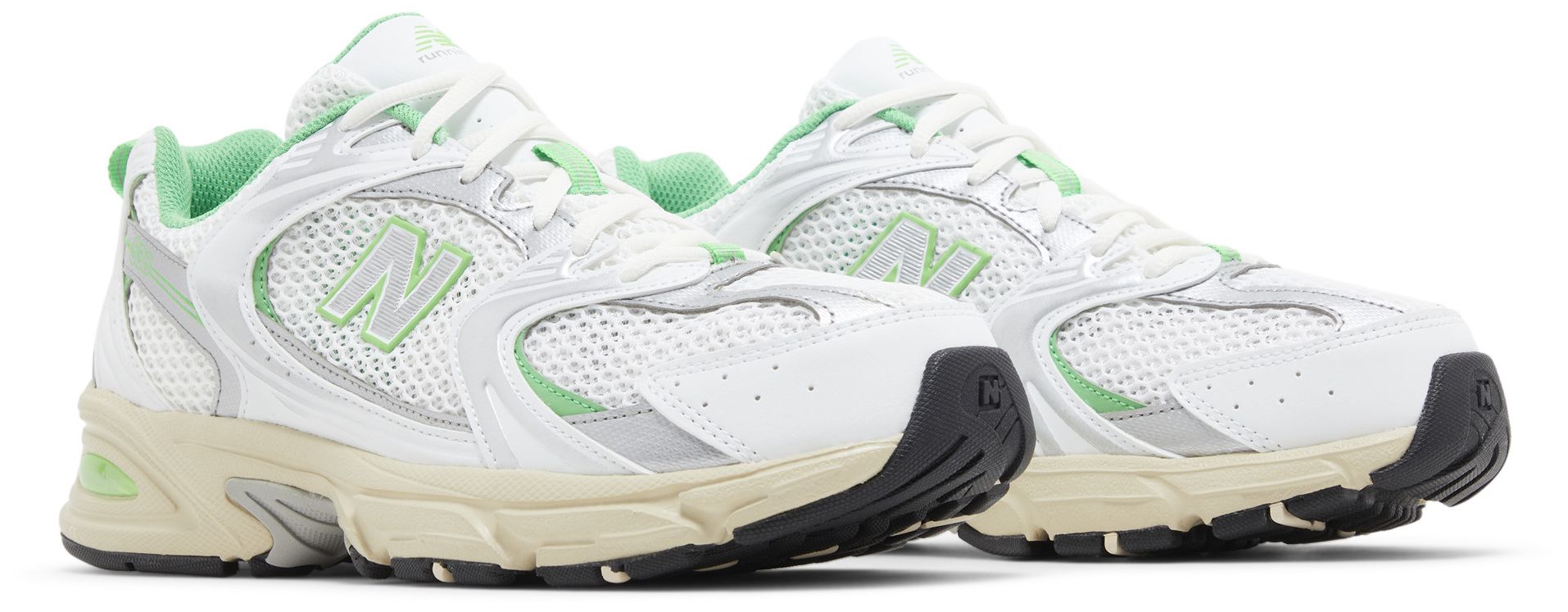New Balance 530 White Palm Leaf