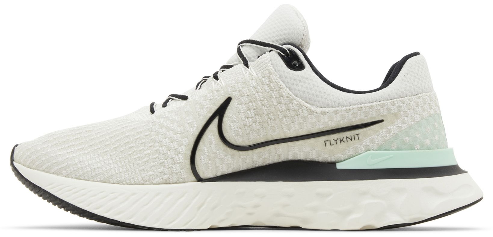 Nike React Infinity Run Flyknit 3 Phantom Black Mint