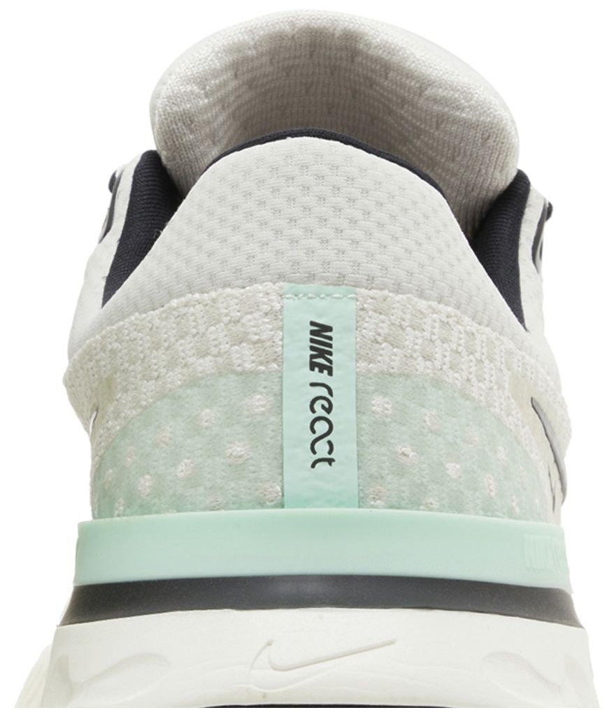 Nike React Infinity Run Flyknit 3 Phantom Black Mint