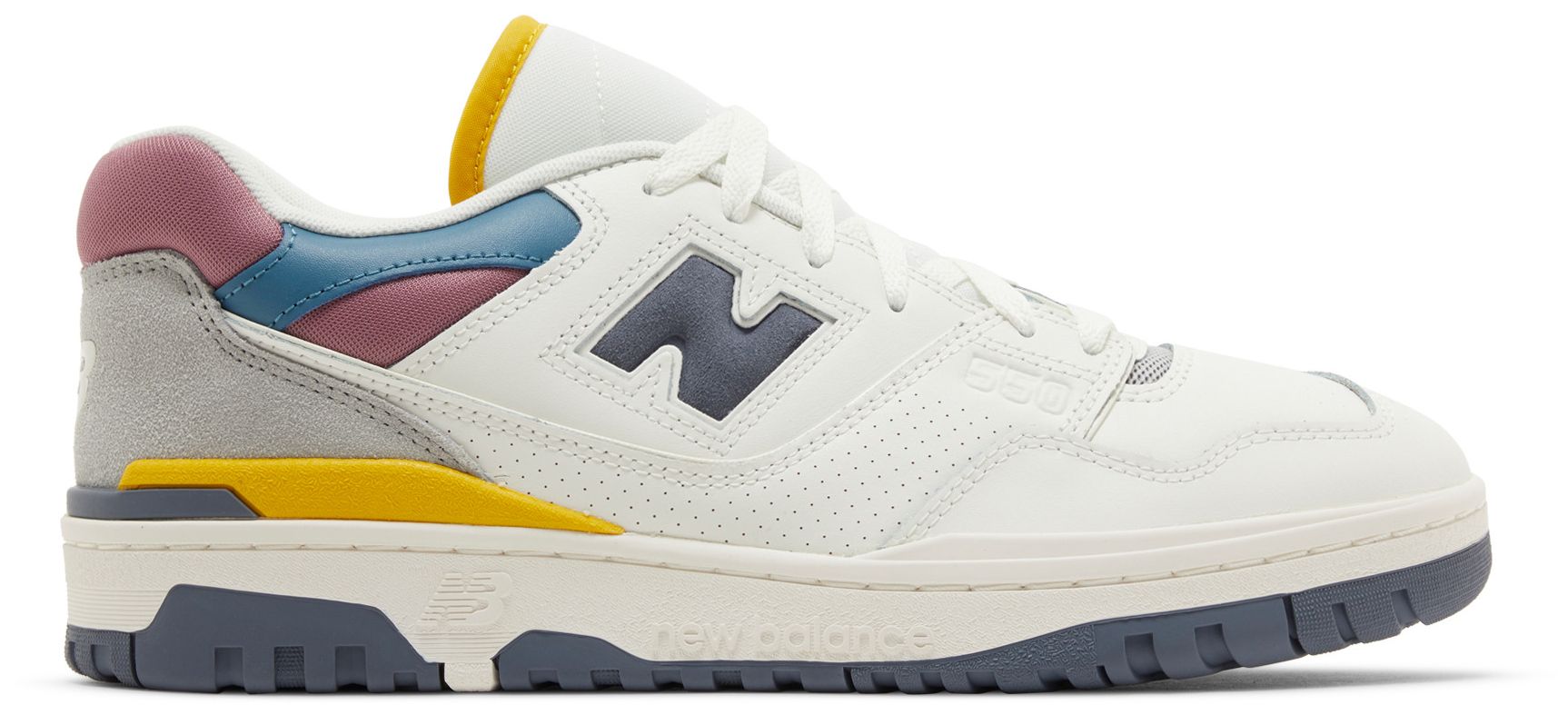 New Balance 550 Sea Salt Rosewood Lemon