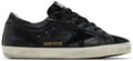 Golden Goose Superstar Black Glitter Heel (W)