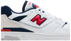 New Balance 550 White Navy True Red
