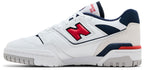 New Balance 550 White Navy True Red