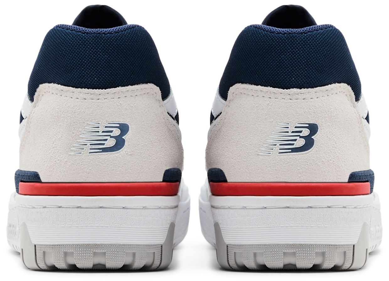 New Balance 550 White Navy True Red