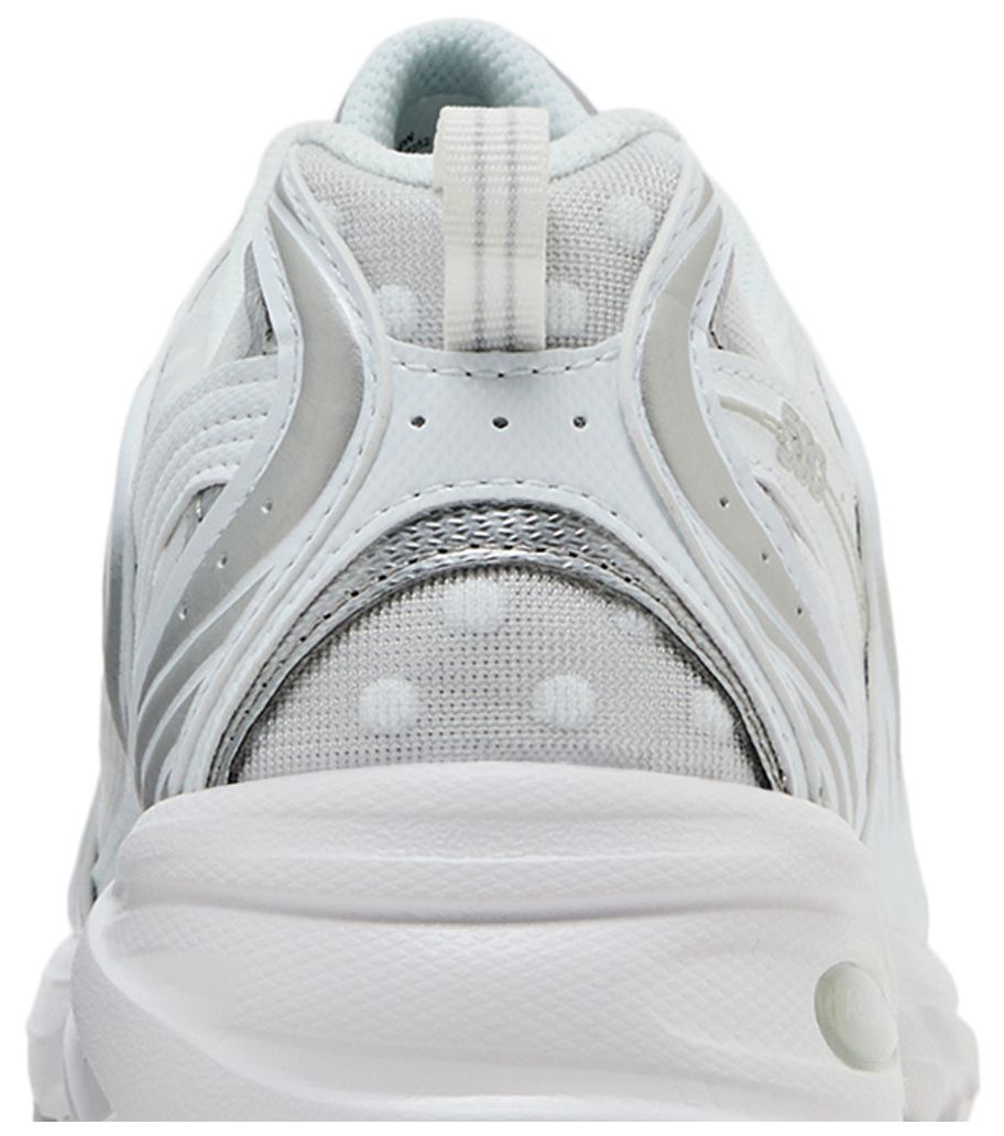 New Balance 530 White Silver Metallic Polka Dots
