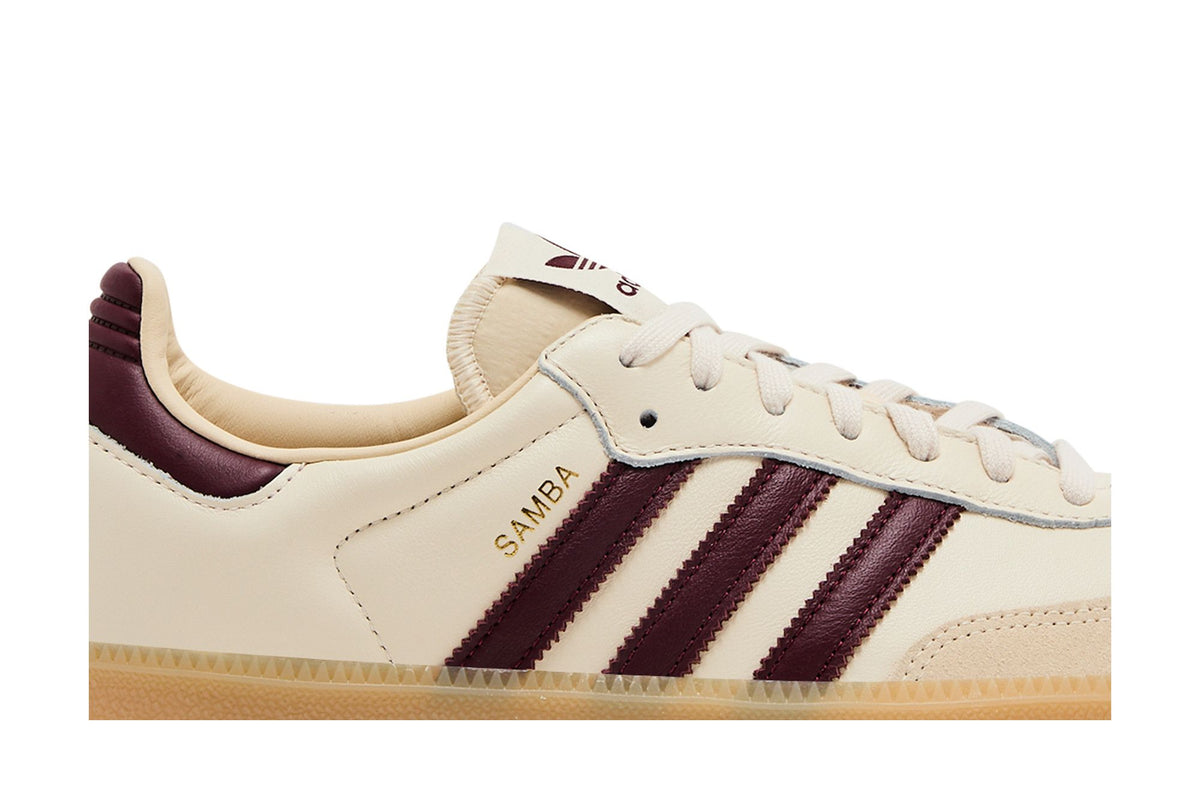 adidas Samba OG Wonder White Shadow Red Gum