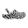Crocs Classic Warped Checker Slipper Siyah Beyaz (Kids)