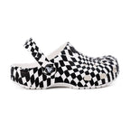 Crocs Classic Warped Checker Slipper Siyah Beyaz (Kids)