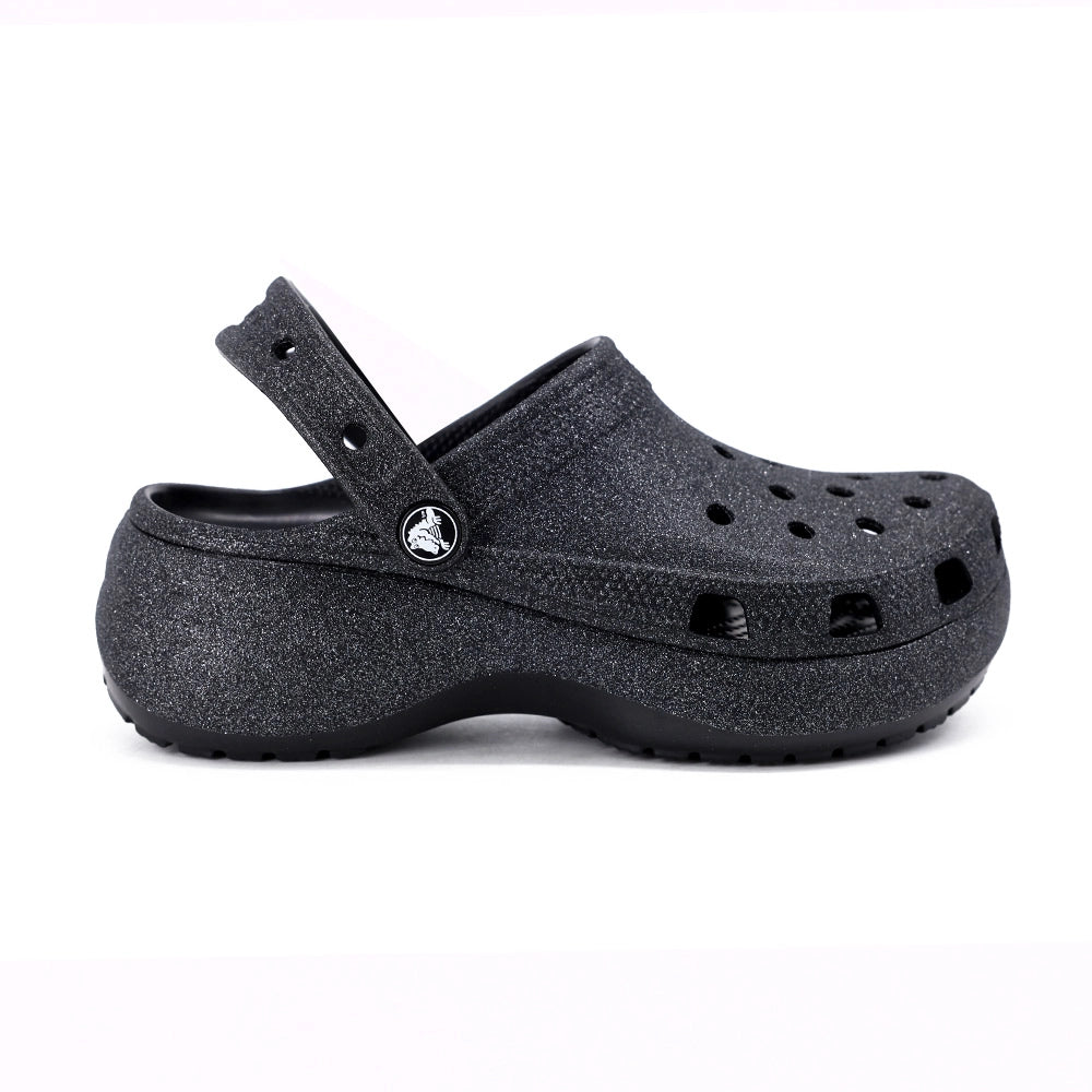 Crocs Classic Platform Glitter Clogw Slipper Siyah (W)
