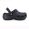 Crocs Classic Platform Glitter Clogw Slipper Siyah (W)