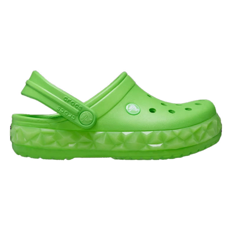 Crocs Geometric Glitter Slipper Yeşil (Kids)