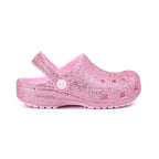 Crocs Classic Chunky Glitter Clog T Slipper Pembe (Kids)