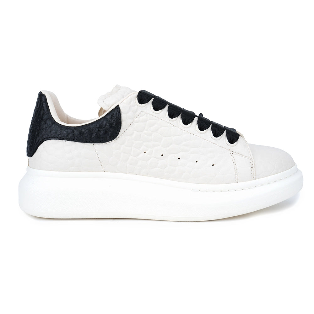 Alexander McQueen Oversized Sneaker Beige Black