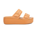 Crocs Brooklyn Buckle Lowwdg Slipper Açık Kahverengi (W)