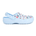 Crocs Classic Crafted Floral Clog Slipper Mavi (W)