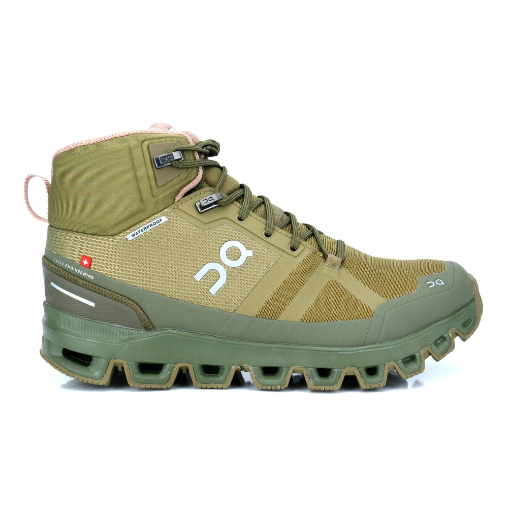 On Cloudrock Waterproof Sneaker Haki (W)