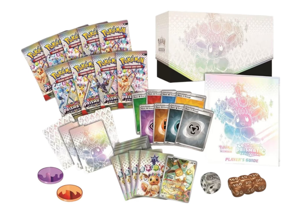 2025 Pokémon Scarlet & Violet Prismatic Evolutions Elite Trainer Box