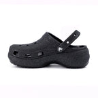 Crocs Classic Platform Glitter Clogw Slipper Siyah (W)
