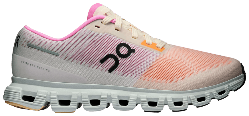 On Running Cloud 6 Push Tangerine Raspberry (W)