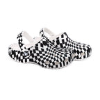 Crocs Classic Warped Checker Slipper Siyah Beyaz (Kids)