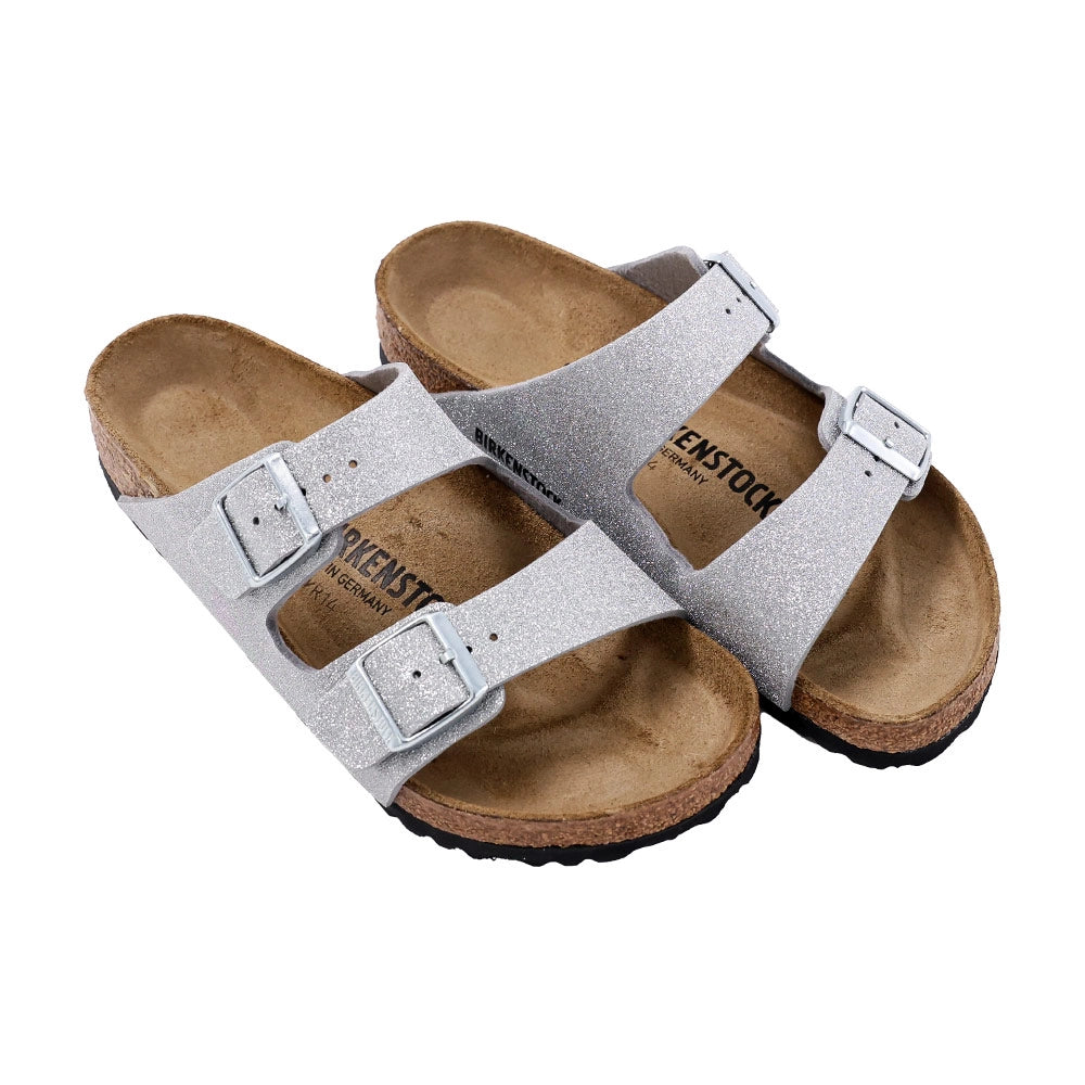 Birkenstock Arizona Syn Glitter 1030101 Slipper Gümüş (W)