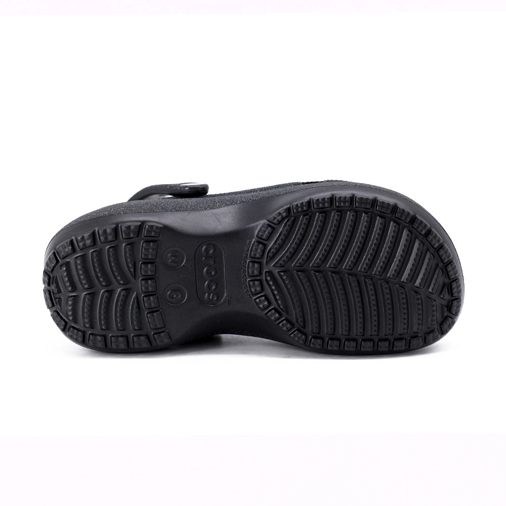 Crocs Classic Platform Glitter Clogw Slipper Siyah (W)