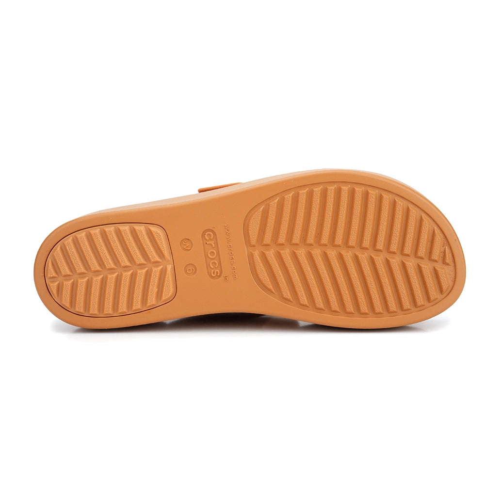 Crocs Brooklyn Buckle Lowwdg Slipper Açık Kahverengi (W)