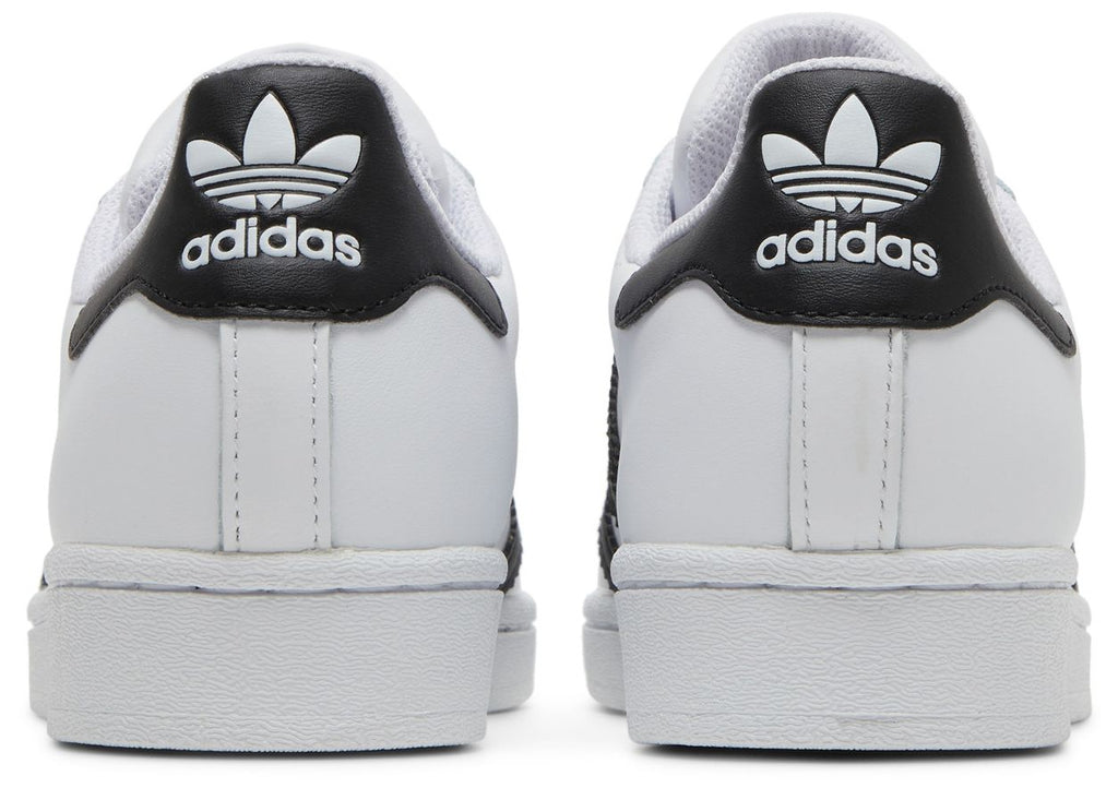 adidas Superstar J White Black
