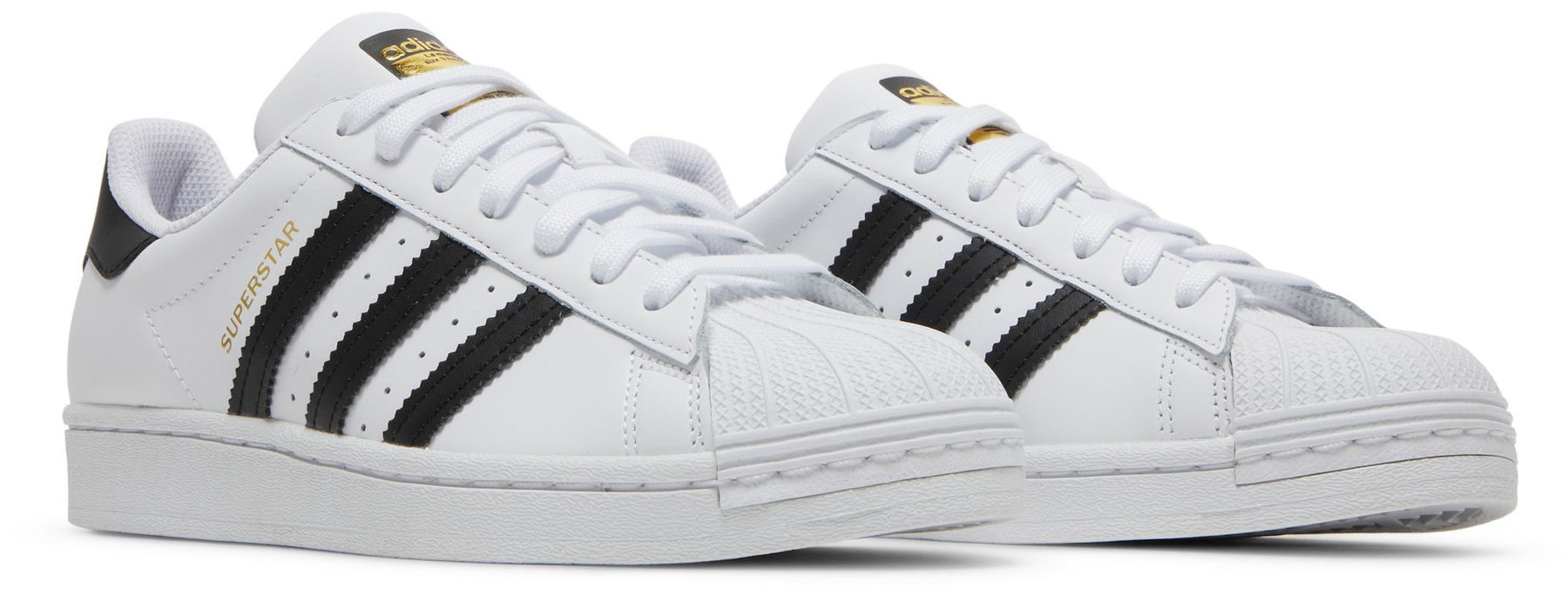 adidas Superstar J White Black
