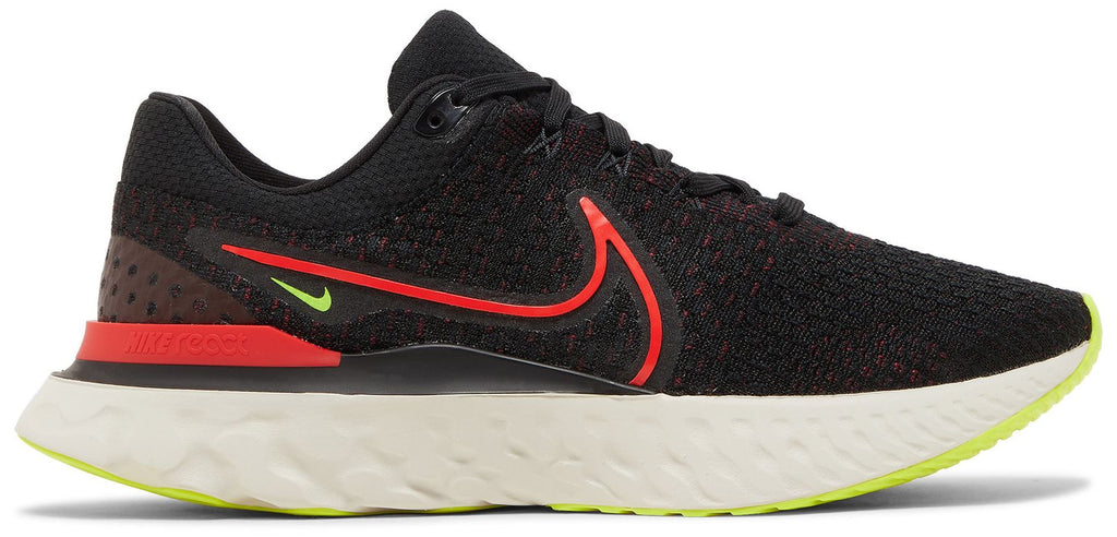 Nike React Infinity Run Flyknit 3 Black Siren Red