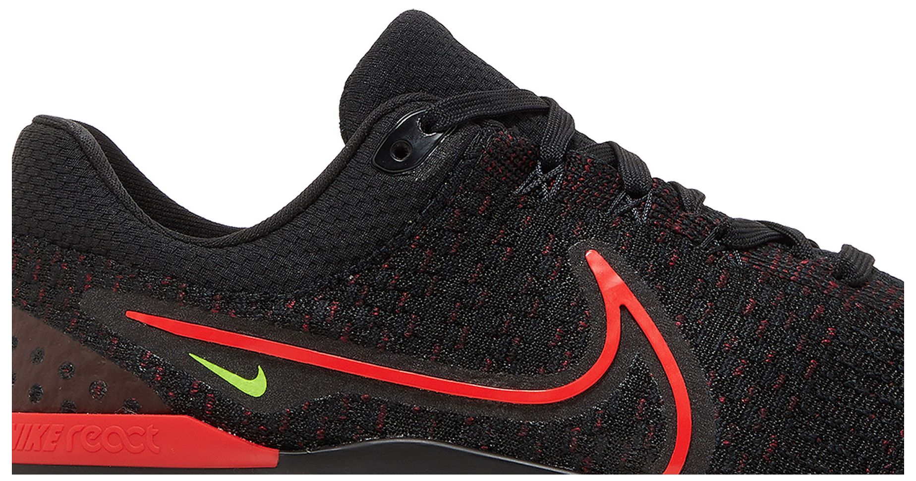 Nike React Infinity Run Flyknit 3 Black Siren Red