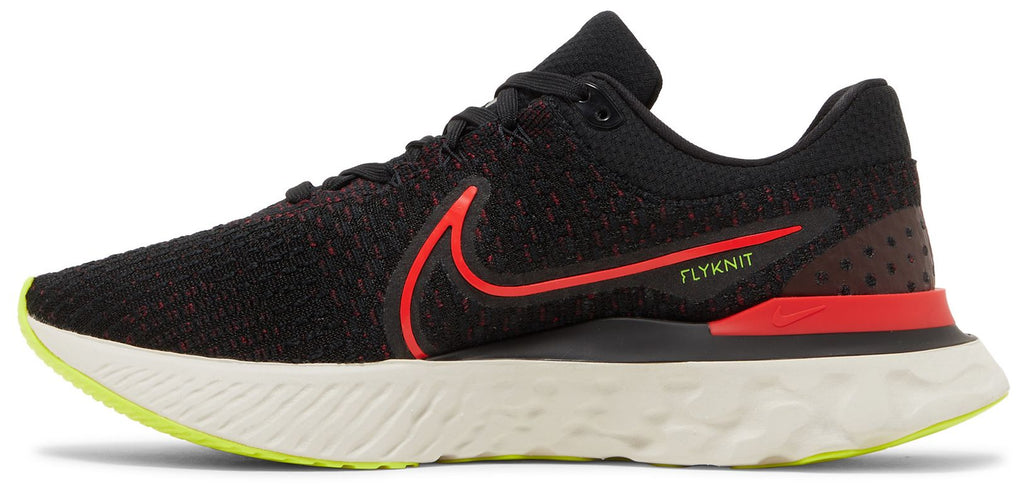 Nike React Infinity Run Flyknit 3 Black Siren Red