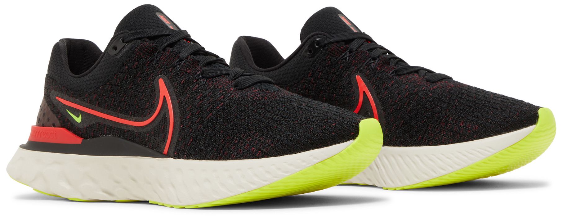 Nike React Infinity Run Flyknit 3 Black Siren Red