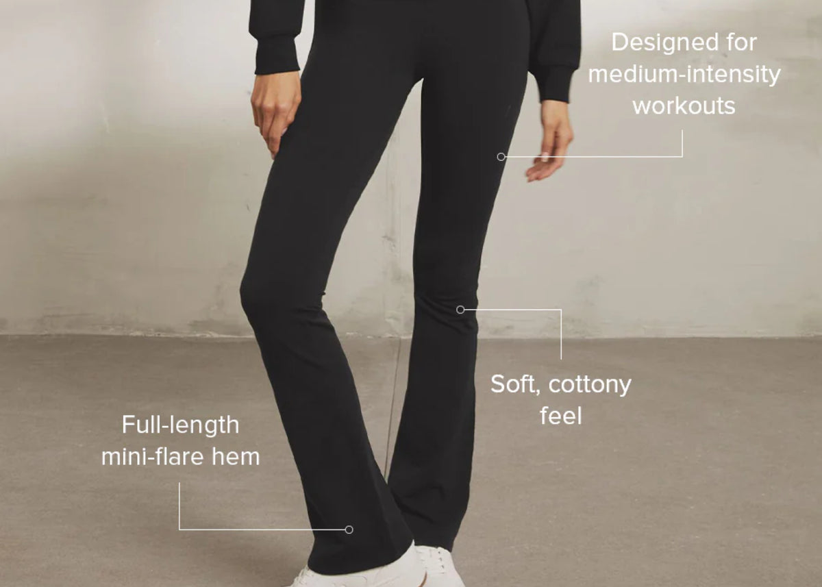 Alo Yoga Airbrush High-Waist Bootcut Legging Black