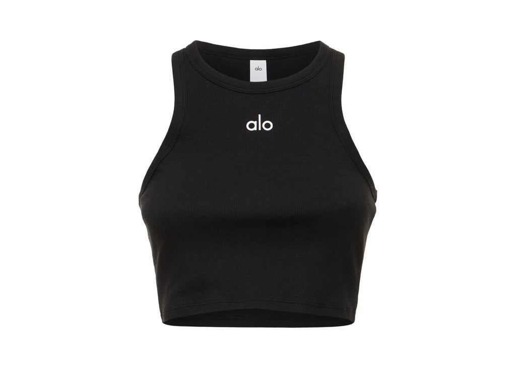 Alo Yoga Aspire Tank Black White