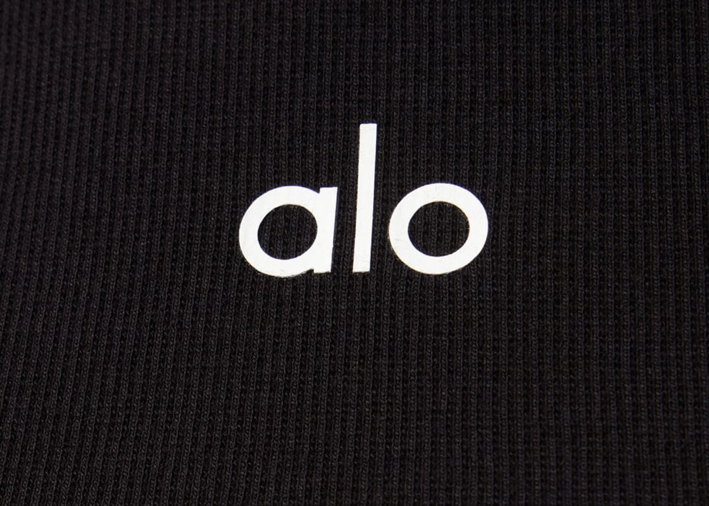 Alo Yoga Aspire Tank Black White