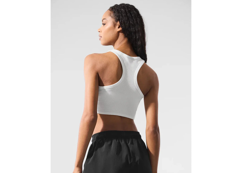 Alo Yoga Aspire Tank White Black