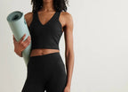 Alo Yoga Real Airbrush Sports Bra Black