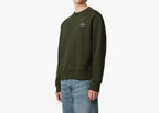 Ami Paris Ami Alexandre Mattiussi Print Sweatshirt Olive Green