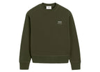 Ami Paris Ami Alexandre Mattiussi Print Sweatshirt Olive Green