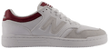 New Balance 480 White Classic Crimson