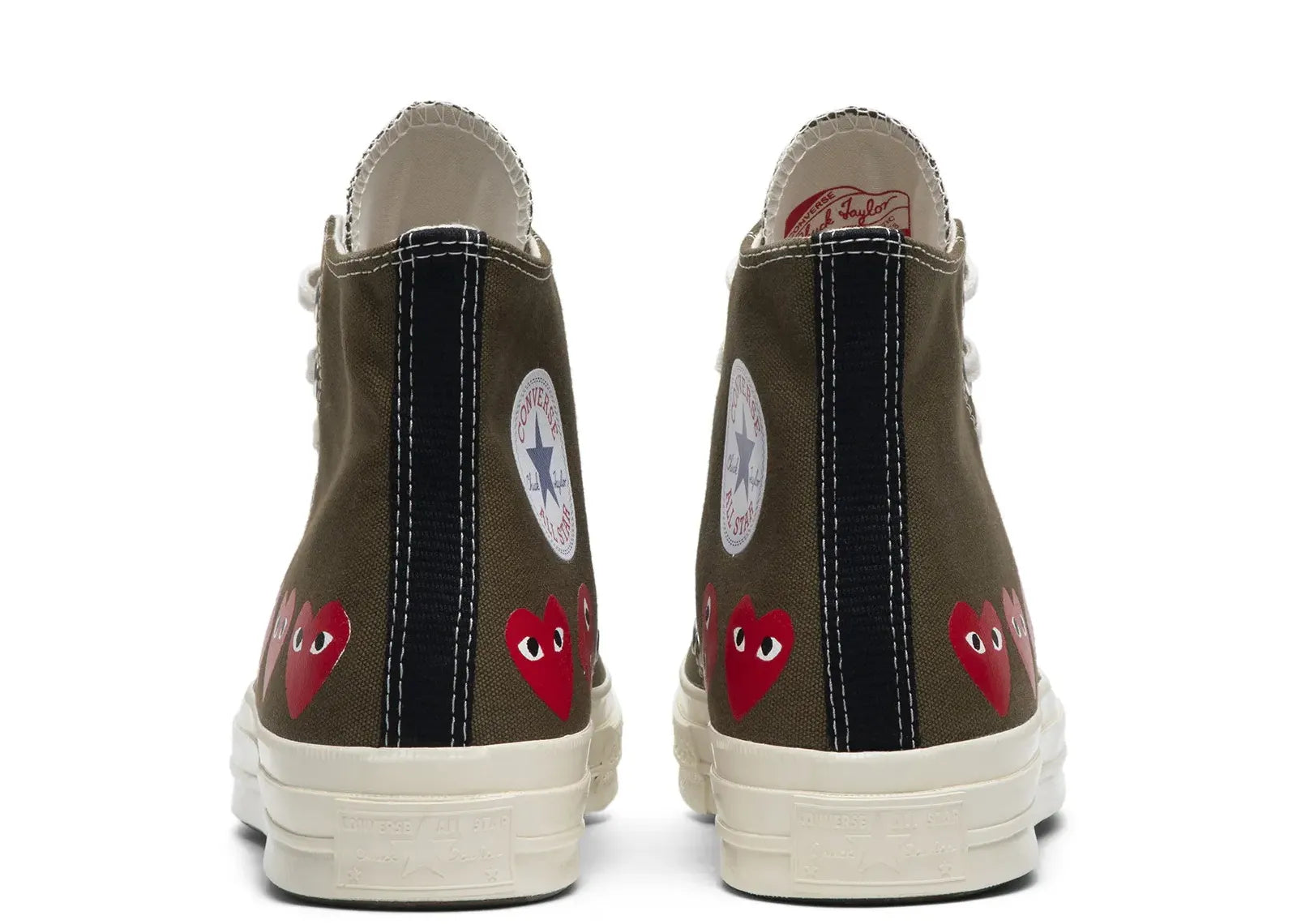 Converse Chuck Taylor All Star 70 Hi Comme des Garcons PLAY Multi-Heart Green