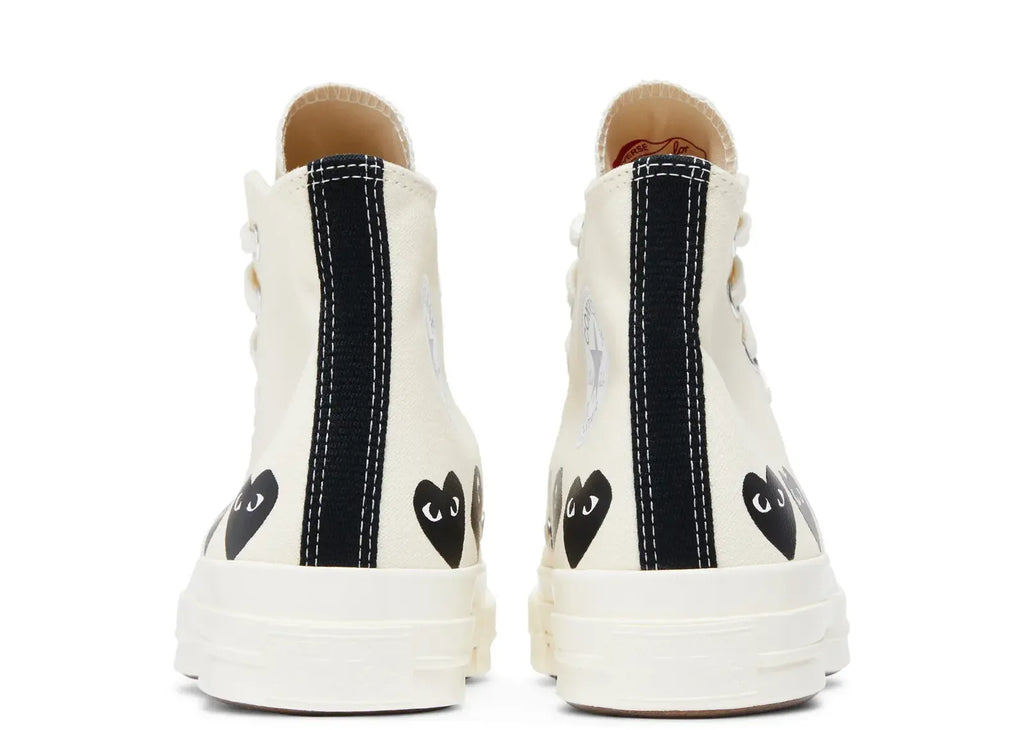 Converse Chuck Taylor All Star 70 Hi Comme des Garcons PLAY Multi-Heart Milk