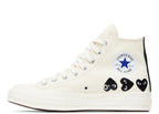 Converse Chuck Taylor All Star 70 Hi Comme des Garcons PLAY Multi-Heart Milk