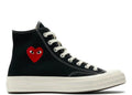 Converse Chuck Taylor All Star 70 Hi Comme des Garcons PLAY Single Heart Black