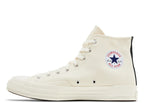 Converse Chuck Taylor All Star 70 Hi Comme des Garcons PLAY Single Heart Milk